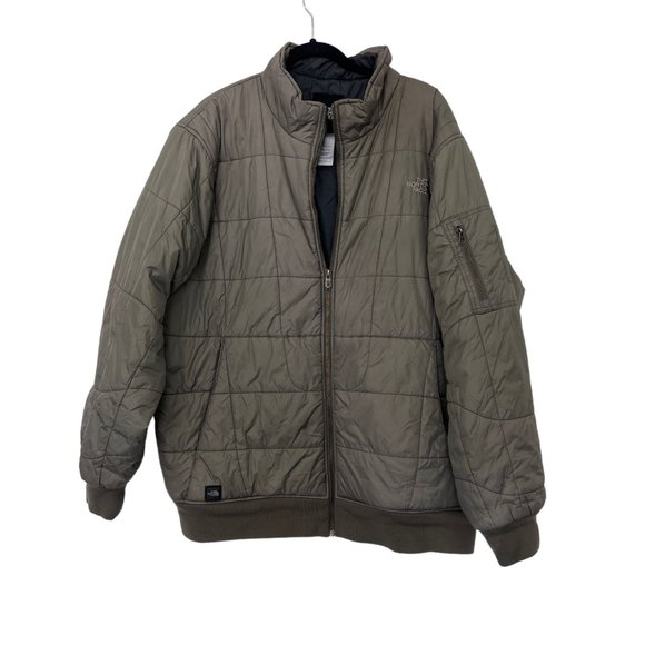 The North Face puffy long sleeve mens jacket full zip warm‎Size: XXL